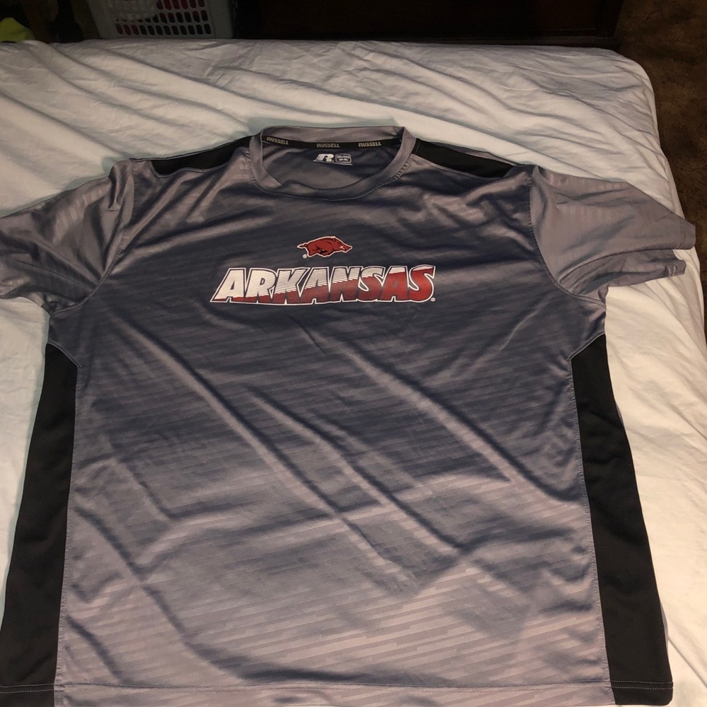 Arkansas Razorbacks Athletic Compression Shirt - image 1